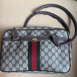 Vintage Gucci Accessory Collection Bowling Bag – Needs TLC (and New Handle)